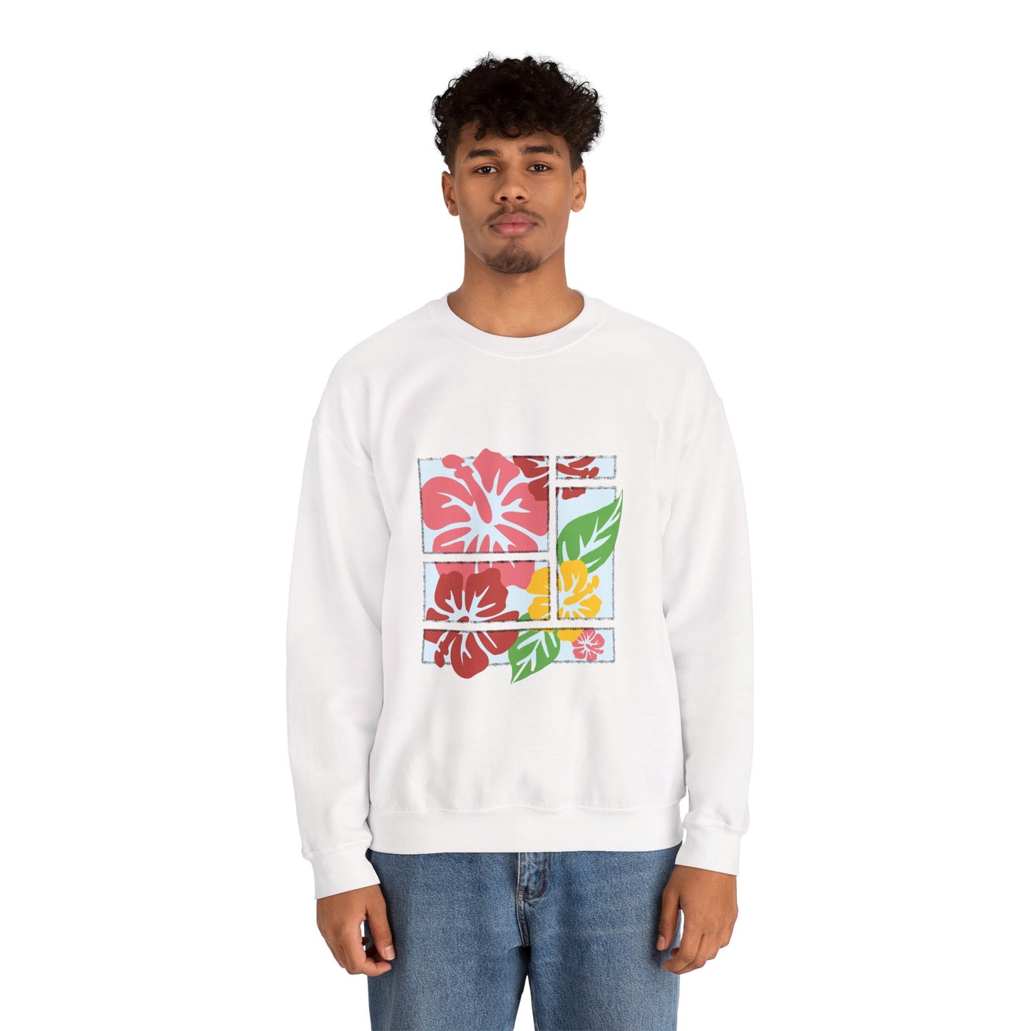 Hibiscus Colors Long Sleeve Tee