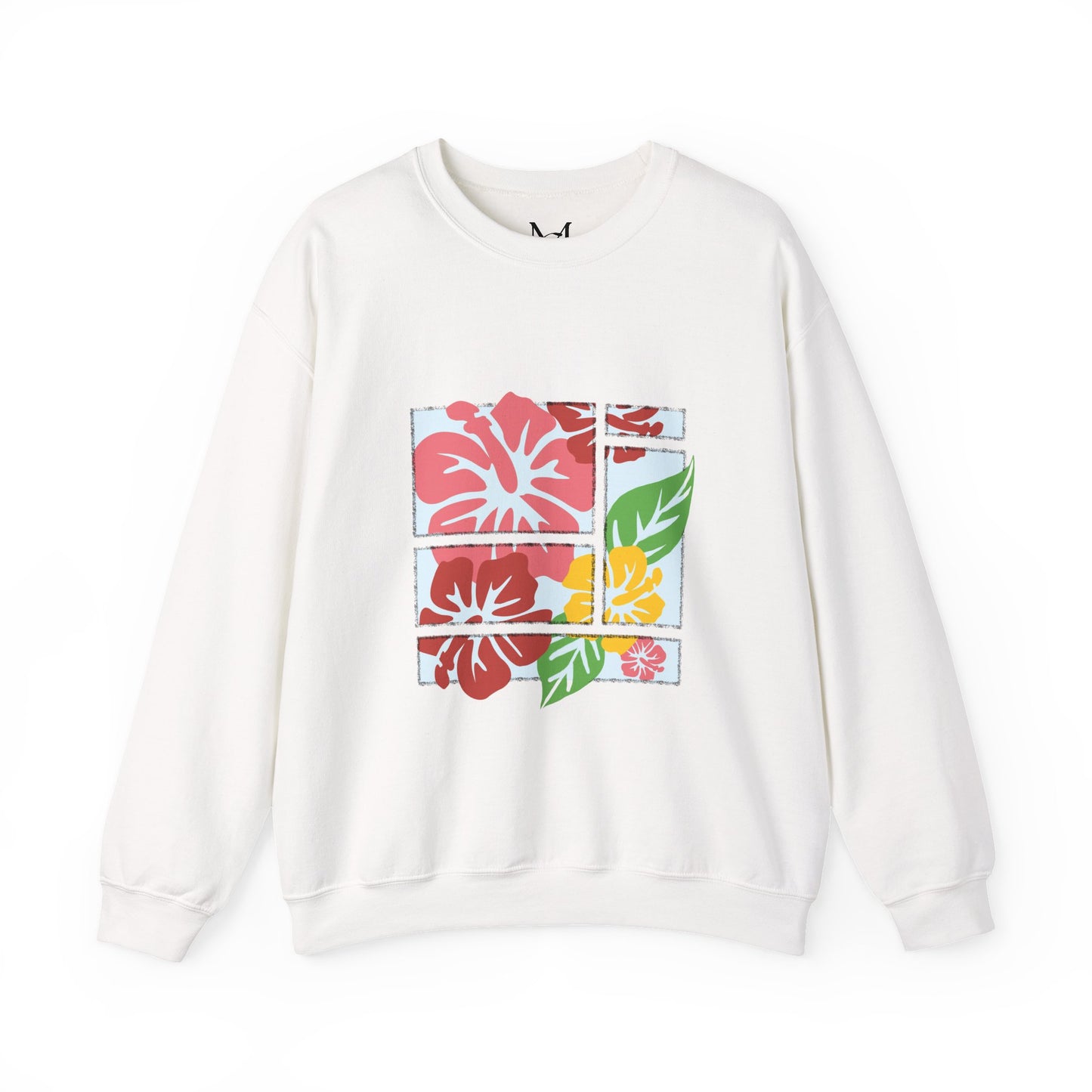 Hibiscus Colors Long Sleeve Tee