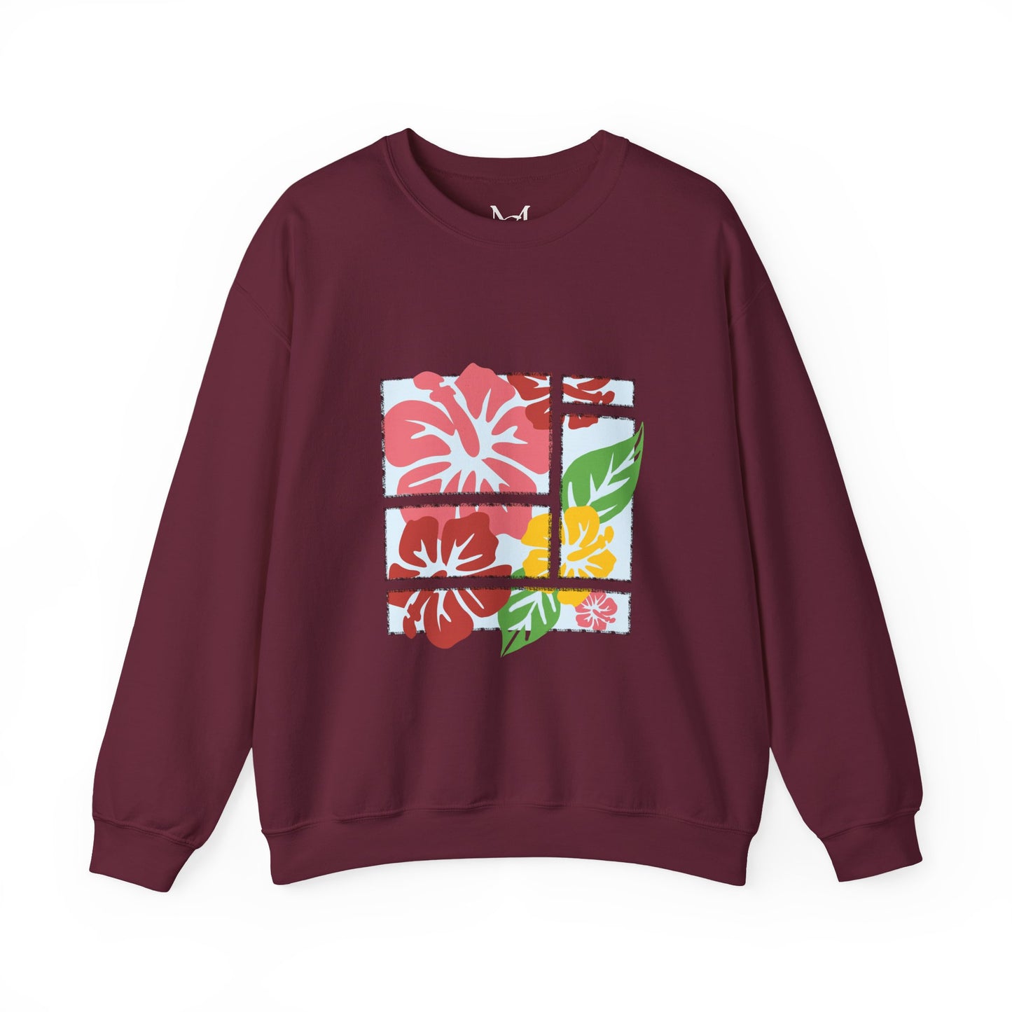 Hibiscus Colors Long Sleeve Tee