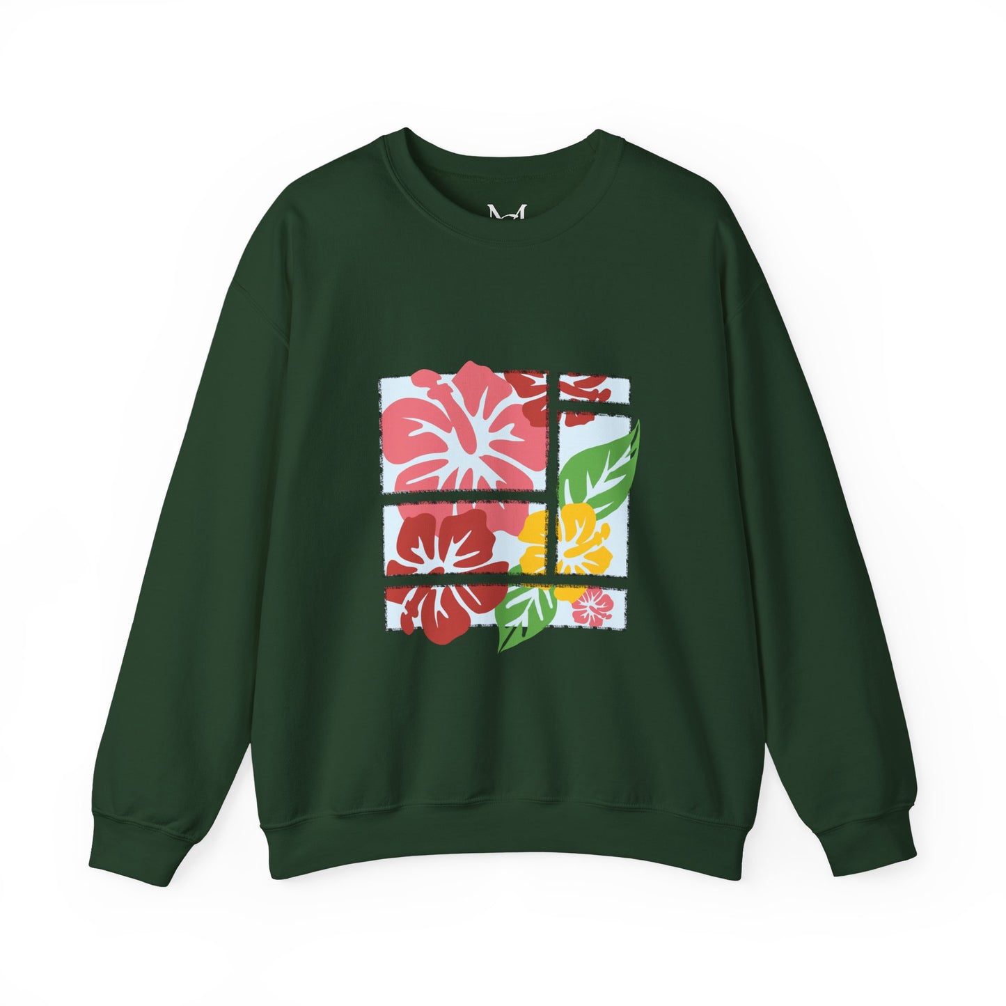 Hibiscus Colors Long Sleeve Tee