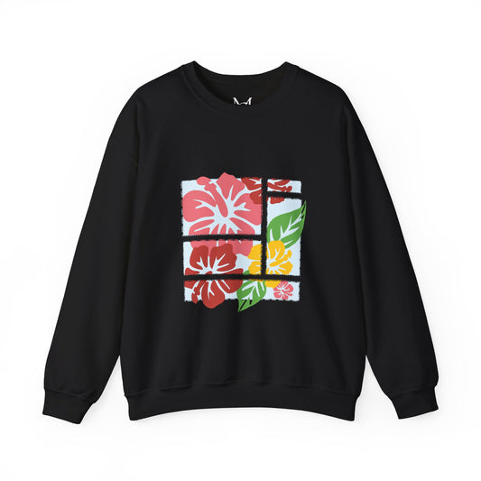 Hibiscus Colors Long Sleeve Tee