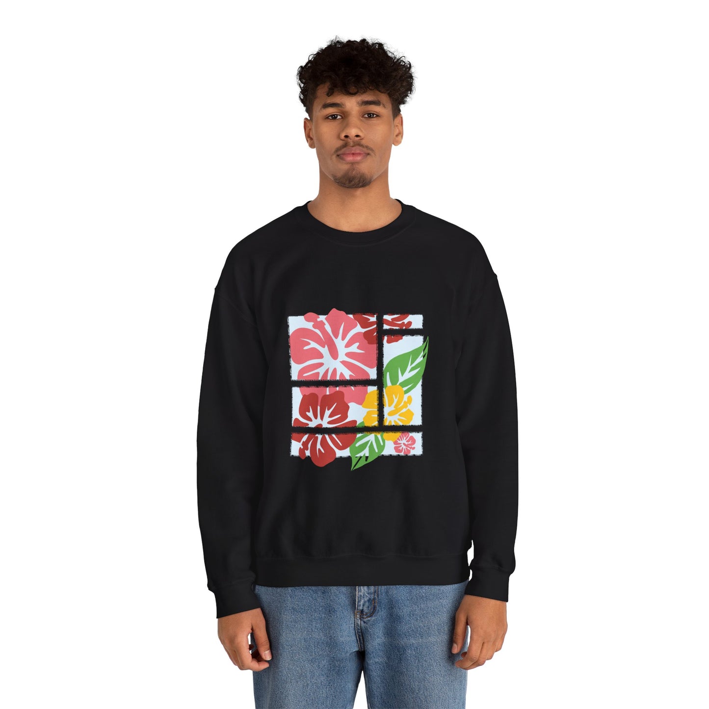 Hibiscus Colors Long Sleeve Tee