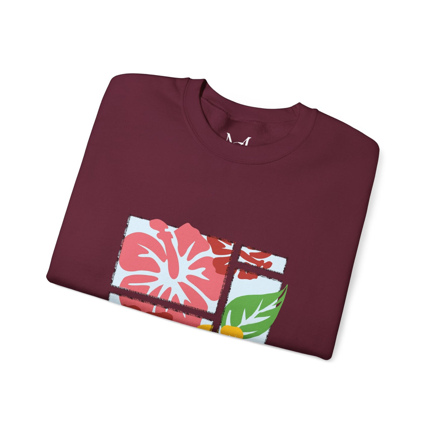 Hibiscus Colors Long Sleeve Tee
