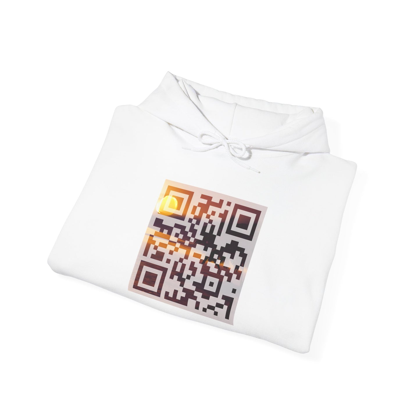 Sunset QR Code Hoodie