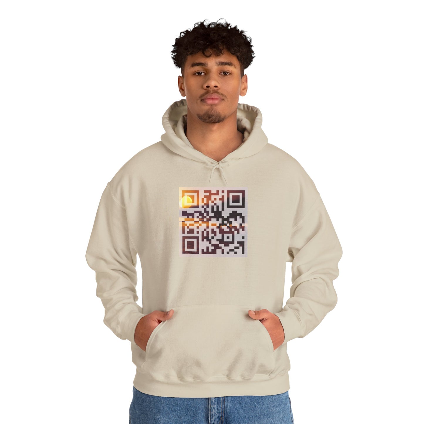 Sunset QR Code Hoodie