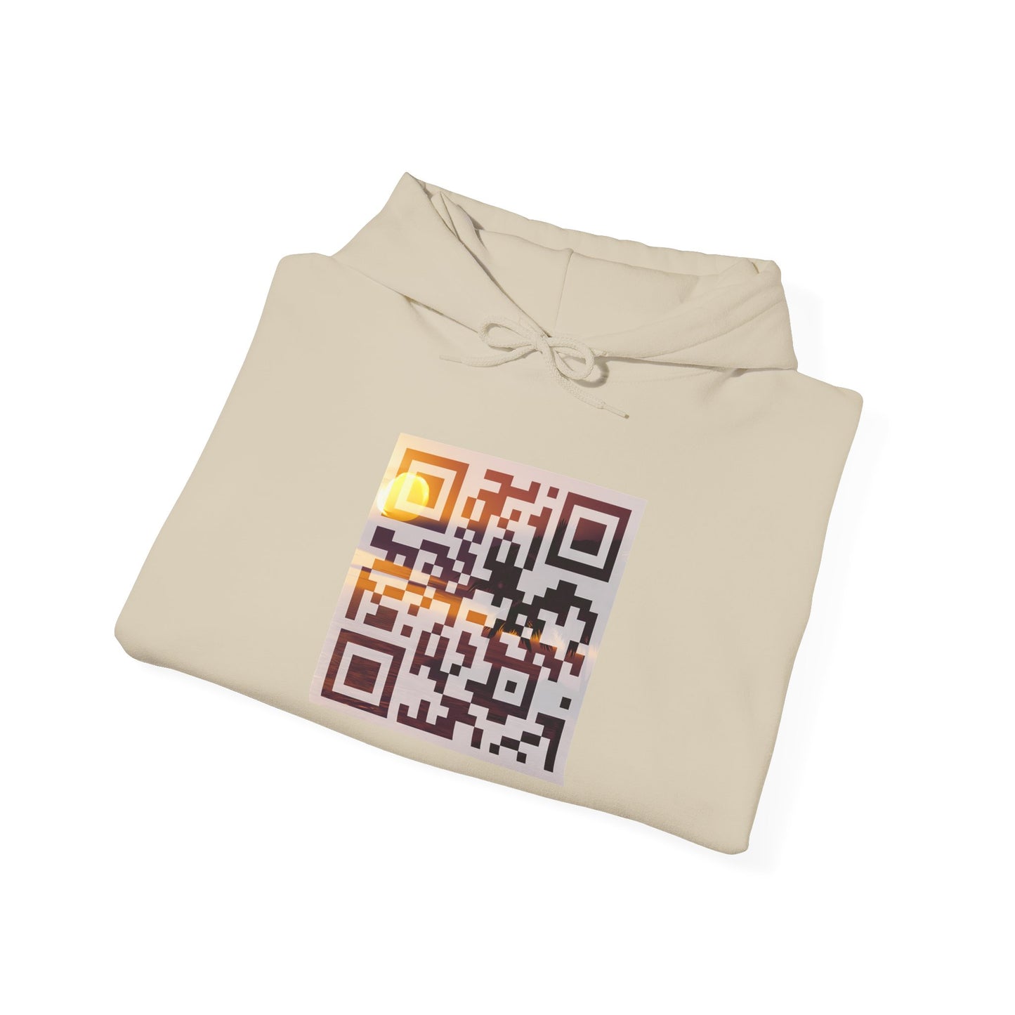 Sunset QR Code Hoodie
